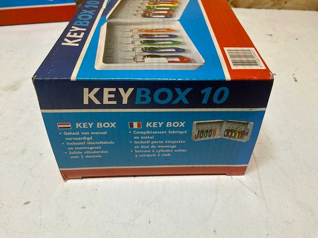 Keybox sleutelkast 10 haken (2x) - afbeelding 6 van  6