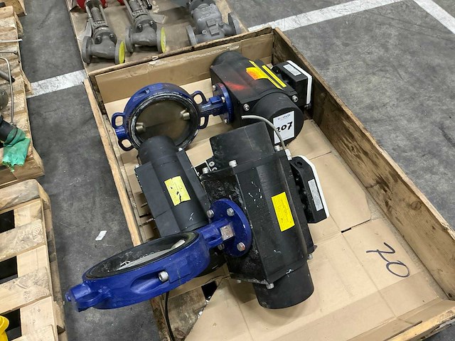 Keystone f89e-052 sr10 pneumatische vlinderklep (3x) - afbeelding 1 van  8