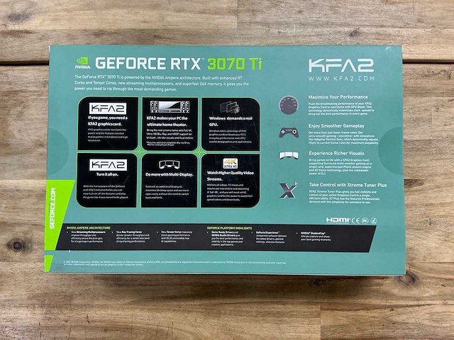Kfa2 nvidia geforce rtx 3070 ti videokaart - afbeelding 2 van  3