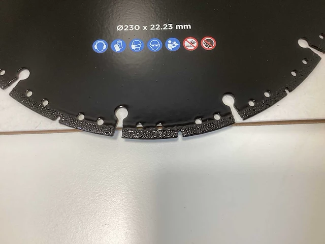 Kgs k780 diamantslijpschijf 230mm red - afbeelding 4 van  6