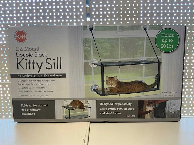K&h 779092 ez kitty sill kattenbed (4x) - afbeelding 2 van  2