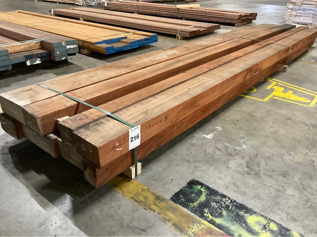 Khaya mahonie 105 mm ca. 0,672 m³ - afbeelding 1 van  5