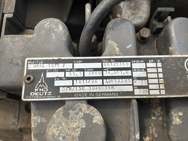 Khd deutz bf4l 1011 f dieselmotor - afbeelding 2 van  10