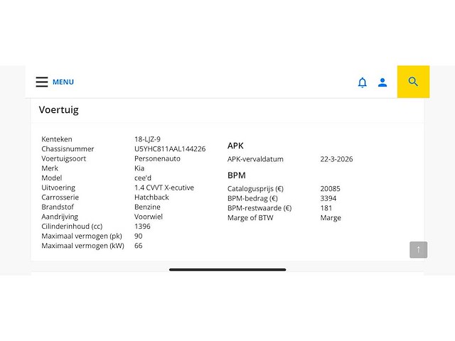 Kia cee'd 1.4 cvvt x-ecutive 2010 - afbeelding 10 van  10