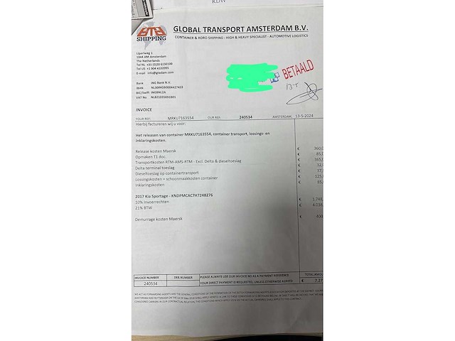 Kia sportage 2.4 canadees kenteken - afbeelding 18 van  26