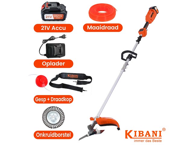 Kibani - bosmaaier met accu 2 in 1 - afbeelding 1 van  8