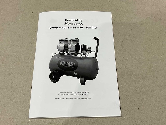 Kibani - dof1500x2-100 - compressor 3.5 pk - afbeelding 1 van  11