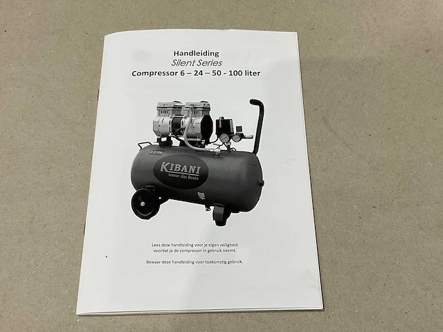 Kibani - dof1500x2-100 - compressor 3.5 pk - afbeelding 1 van  11
