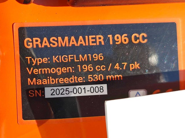 Kibani - kigflm196 - grasmaaier 53cm - afbeelding 1 van  12