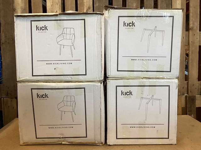 Kick - nova - eetkamerstoel (4x) - afbeelding 1 van  2