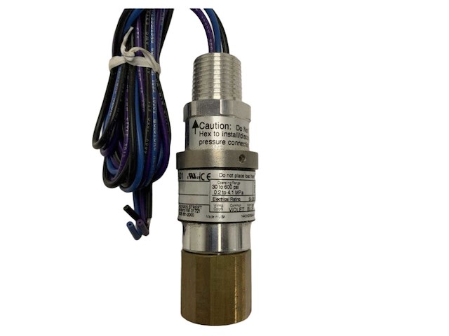 Kidde fenwal 06-118262-001 30 to 600 psi pressure switch - afbeelding 1 van  5