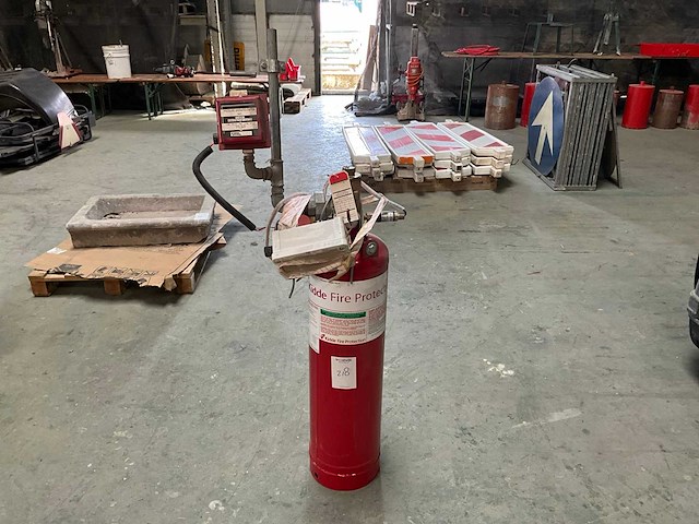 Kidde fire protection hogedruk gasblusmiddelcilinder - afbeelding 1 van  5