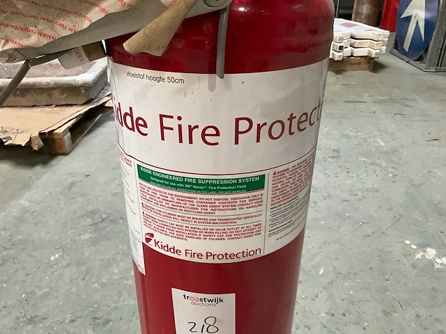 Kidde fire protection hogedruk gasblusmiddelcilinder - afbeelding 5 van  5