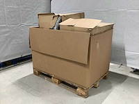 Kidkii lichtgrijs 90x40 - ballenbad met ballen (4x) - afbeelding 1 van  6