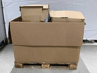 Kidkii lichtgrijs 90x40 - ballenbad met ballen (4x) - afbeelding 2 van  6