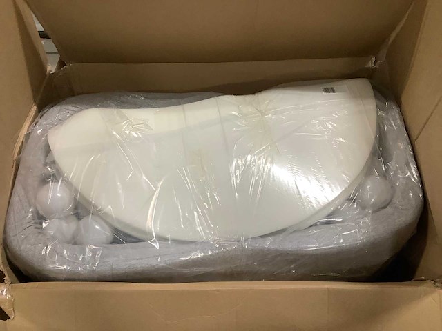 Kidkii lichtgrijs 90x40 - ballenbad met ballen (4x) - afbeelding 5 van  6