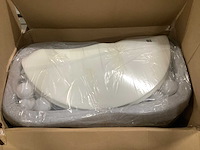 Kidkii lichtgrijs 90x40 - ballenbad met ballen (4x) - afbeelding 5 van  6