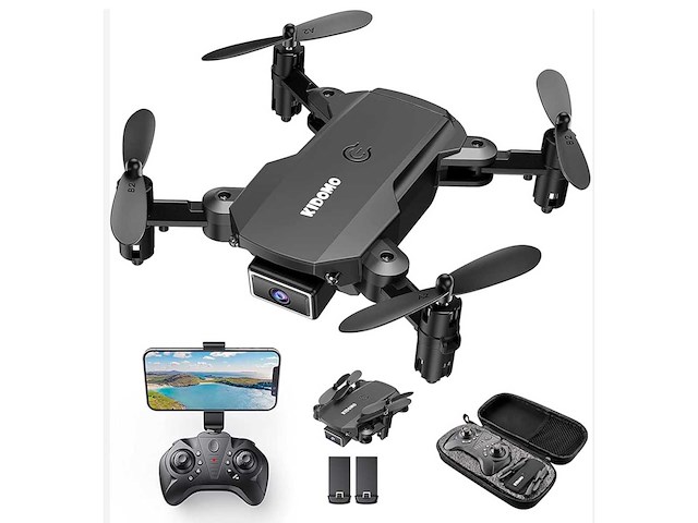 Kidomo f02 mini foldable drone (9x) - afbeelding 1 van  6