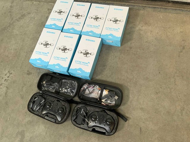 Kidomo f02 mini foldable drone (9x) - afbeelding 2 van  6