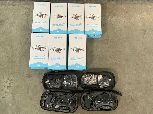 Kidomo f02 mini foldable drone (9x) - afbeelding 3 van  6