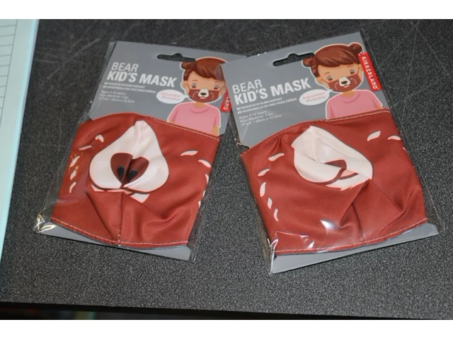 Kids maskertje stof 48 stuks in ds b - afbeelding 3 van  3