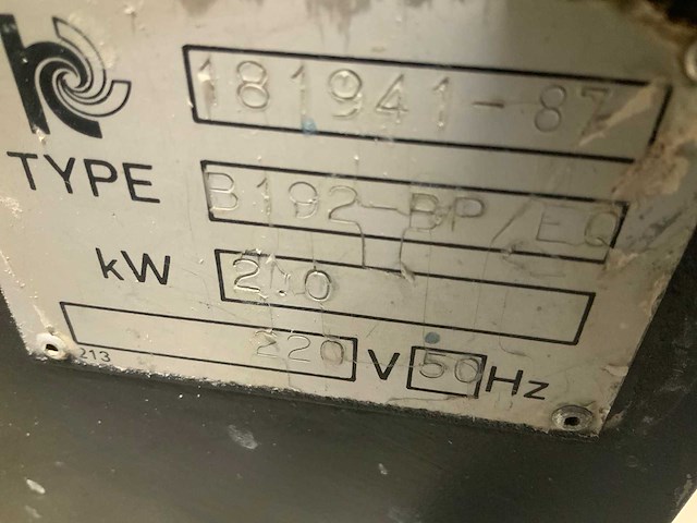 Kiekens b192 bp-eq industriële stofzuiger - afbeelding 2 van  2