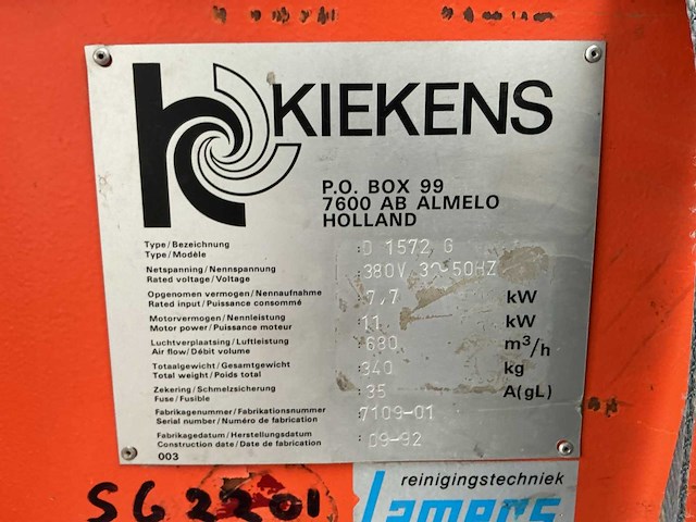 Kiekens d 1572 g industriële stofzuiger - afbeelding 6 van  6
