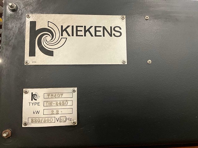 Kiekens dm4450 filterafzuiginstallatie - afbeelding 2 van  8
