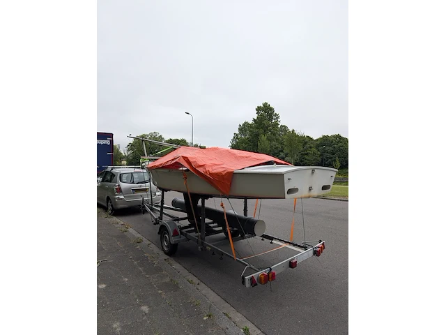 Kielboot, kielzugvögel, incl. heku 900 boottrailer - afbeelding 13 van  23