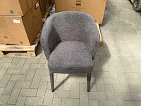 Kiely - grey - dining chair (8x) - afbeelding 2 van  5