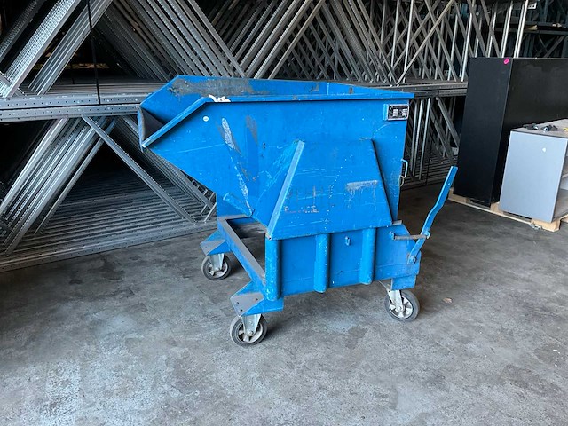 Kiepbak 800 liter v.v. heftrucksledes - afbeelding 1 van  5