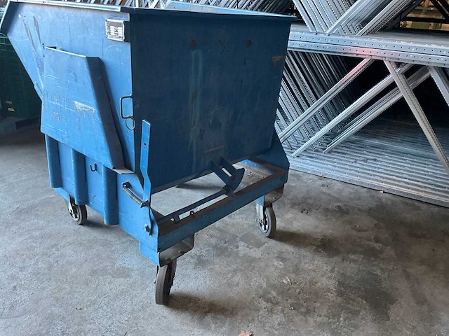 Kiepbak 800 liter v.v. heftrucksledes - afbeelding 3 van  5