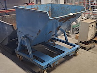 Kiepbak heftruck, indapp, skb 675, blauw