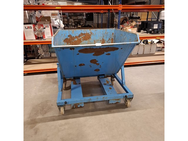 Kiepbak heftruck, indapp, skb 675, blauw - afbeelding 2 van  7