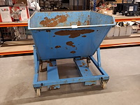 Kiepbak heftruck, indapp, skb 675, blauw - afbeelding 2 van  7