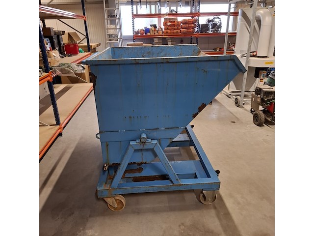 Kiepbak heftruck, indapp, skb 675, blauw - afbeelding 3 van  7