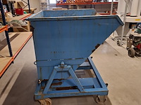 Kiepbak heftruck, indapp, skb 675, blauw - afbeelding 3 van  7