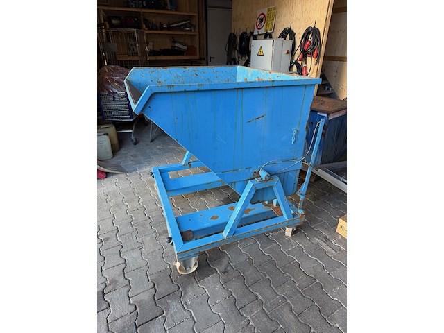 Kiepbak heftruck, indapp, skb 675, blauw - afbeelding 7 van  7