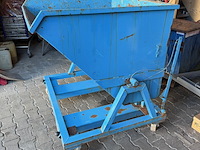 Kiepbak heftruck, indapp, skb 675, blauw - afbeelding 7 van  7
