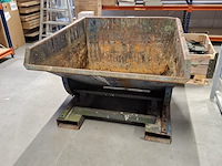 Kiepbak heftruck, kruizinga, blauw - afbeelding 2 van  6