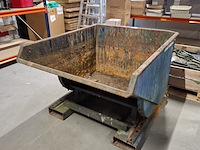 Kiepbak heftruck, kruizinga, blauw - afbeelding 3 van  6