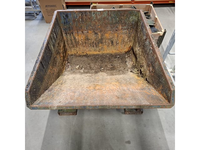 Kiepbak heftruck, kruizinga, blauw - afbeelding 4 van  6