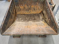 Kiepbak heftruck, kruizinga, blauw - afbeelding 4 van  6