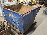 Kiepbak heftruck, kruizinga, blauw - afbeelding 5 van  6