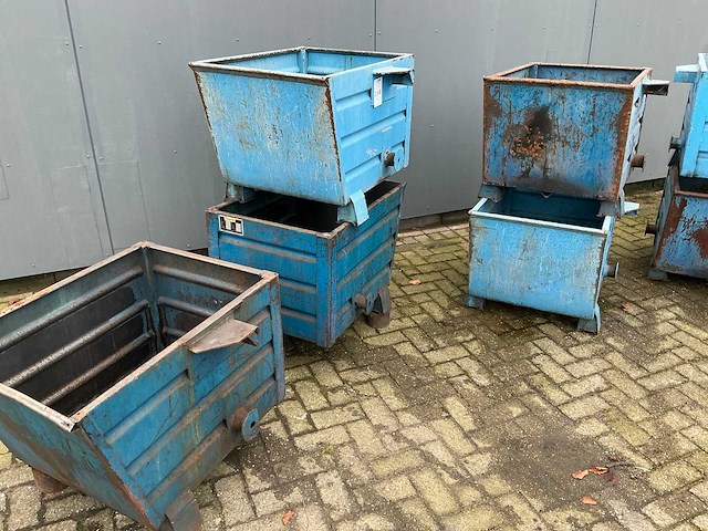 Kiepbare afvalcontainer (7x) - afbeelding 2 van  6