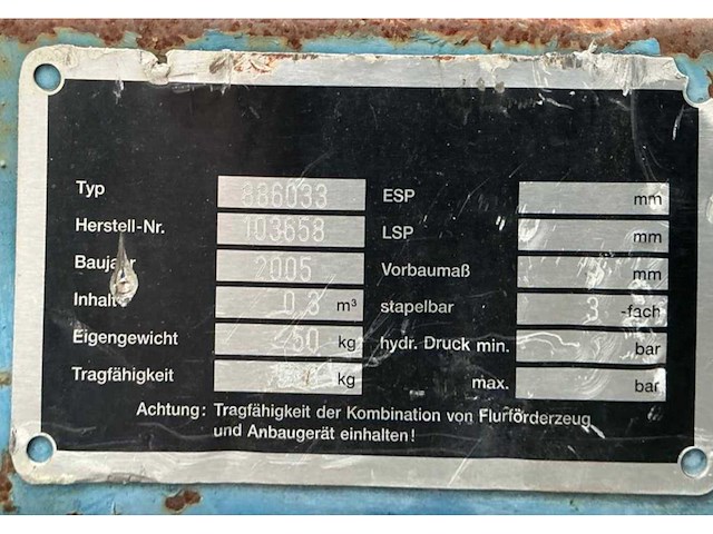 Kiepbare afvalcontainer (7x) - afbeelding 5 van  6