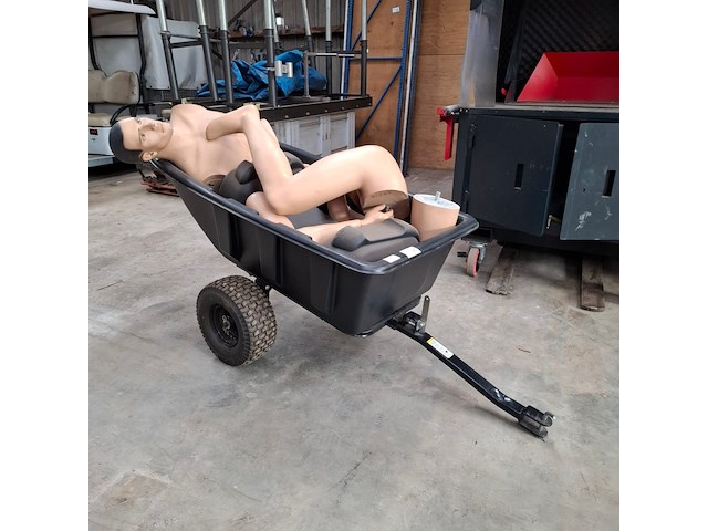 Kiepwagen met kunststof bak - afbeelding 1 van  5