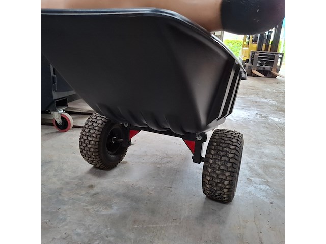 Kiepwagen met kunststof bak - afbeelding 5 van  5