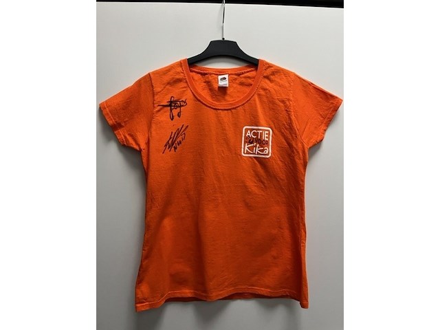 Kika t-shirt, gesigneerd door joy beune en kjeld nuis - afbeelding 1 van  2