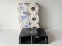 Kimberly-clark - dispencer + 2400m wc-papier - afbeelding 1 van  5